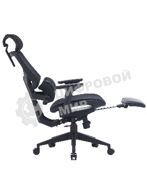 Кресло Cactus CS-CHR-MC01-BK черный, сетка, подголовник