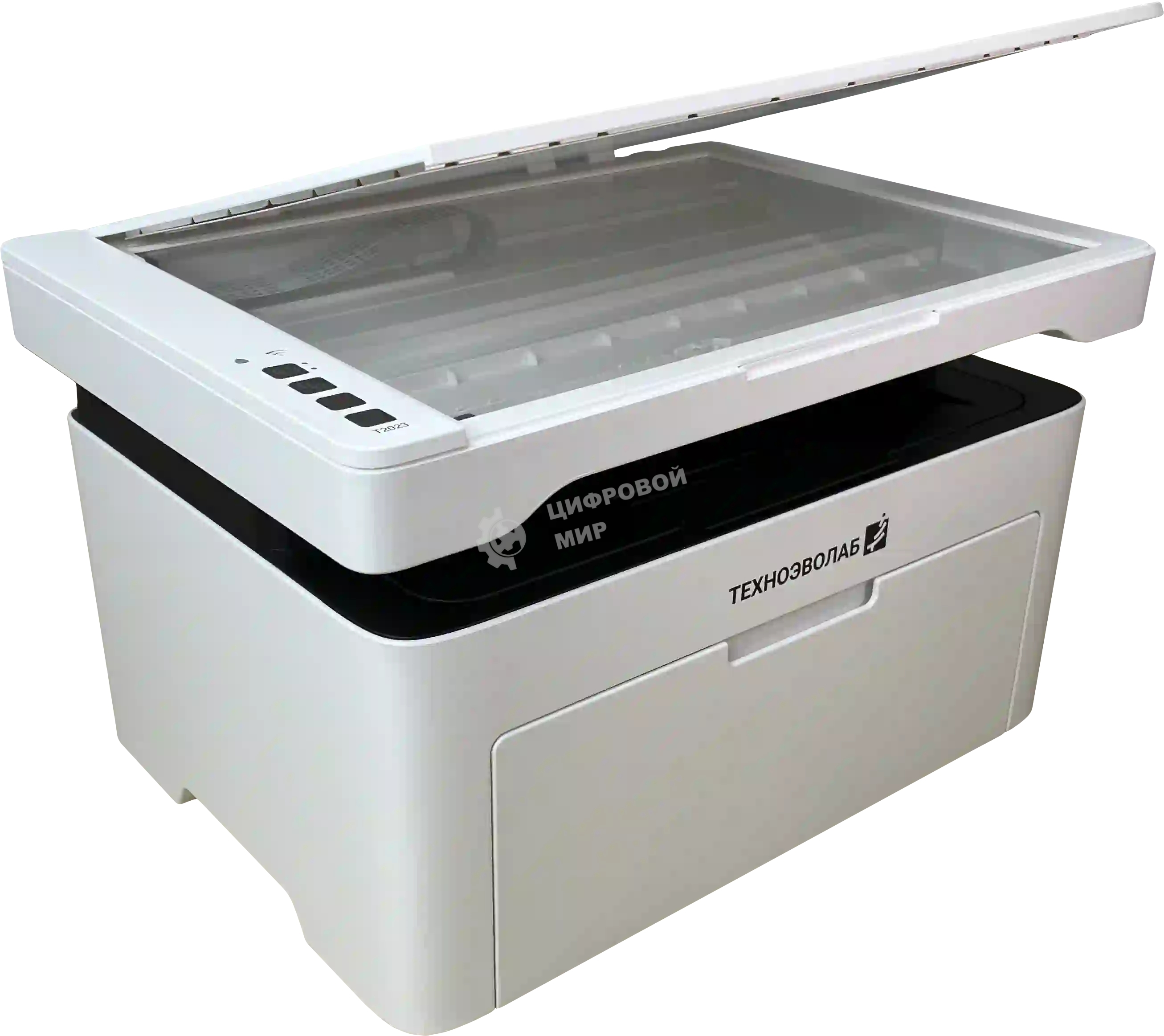 МФУ лазерное Техноэволаб T2023 МФУ, до 23 стр/мин, A4, USB/Ethernet и Wi-Fi, лоток подачи 150 листов, 220В (T2023nw)