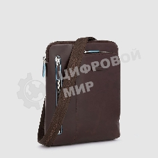Сумка для ноутбука Piquadro CA1816B2/MO красный/коричневый натур.кожа