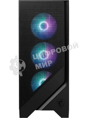 Компьютерный корпус без блока питания Case MSI MAG FORGE 321R AIRFLOW, Midi-Tower, TG, 4x120мм ARGB, 2xUSB 3.2, 1xUSB 3.2 Type-C, ATX, mATX, mITX черный