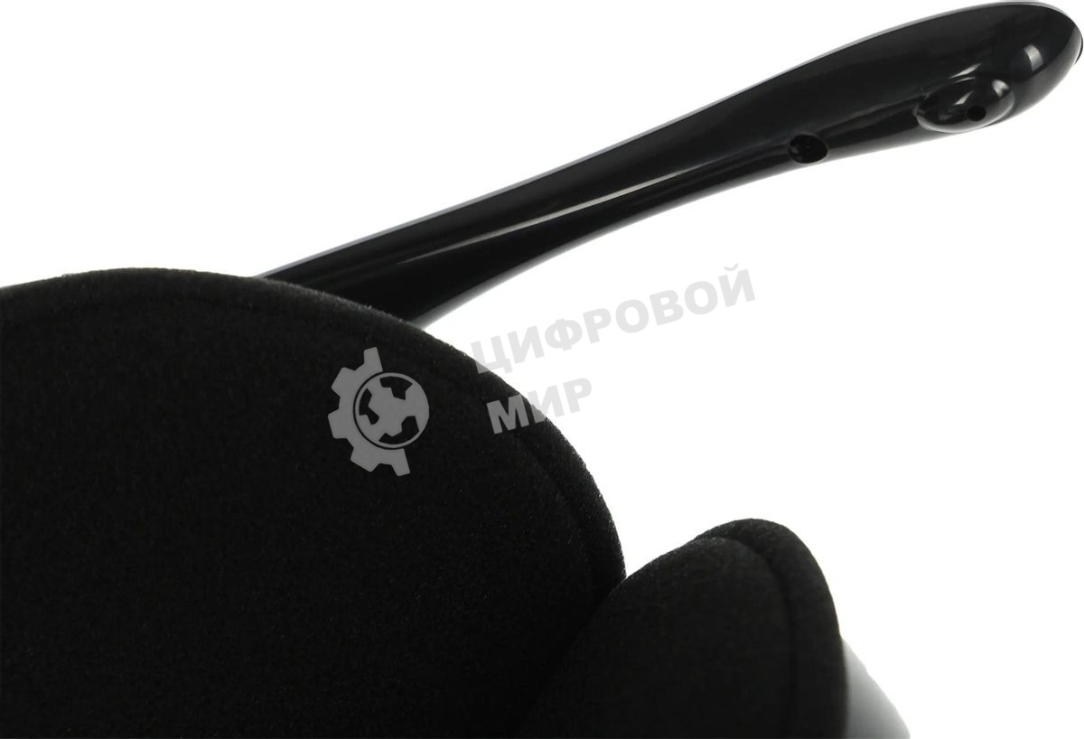 Гарнитура проводная с микрофоном A4Tech HU-9 черный 1.8м накладные USB оголовье черный