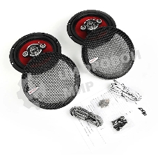 Колонки автомобильные Ural DDB AS-D1741 190Вт 16см (6.5дюйм) (ком.:2кол.) коаксиальные четырехполосные