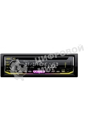 Автомагнитола JVC KD-T902BT, 1 DIN, CD, Bluetooth, USB Type-A, AUX, пульт ДУ, съёмная панель