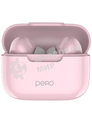 Беспроводные наушники PERO TWS06 COMFORT Pink