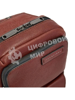Рюкзак слинг мужской The Bridge Ludovico 053126LZ/1A коричневый натур.кожа