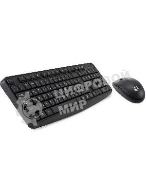 Комплект клавиатура+мышь Oklick S603 проводной, USB, 1200 DPI, чёрный