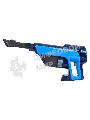 Пылесос вертикальный SUPRA VCS-5081 синий, питание от аккумулятора, 300 Вт, уборка сухая, пылесборник 1 л, работа от АКБ max 30 мин.