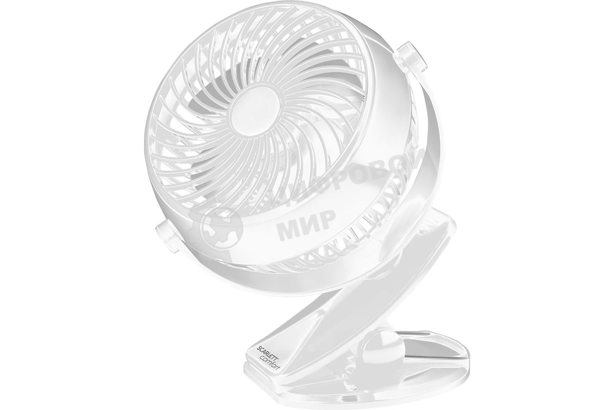 Вентиляторы настольные Scarlett SC-DF111S98 белый