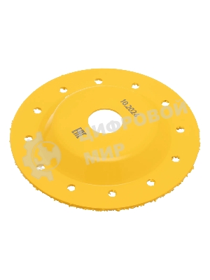Чашка твердосплавная зачистная Denzel 125 мм, плоская, среднее зерно #16