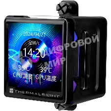 Система жидкостного охлаждения Thermalright Elite Vision 360 ARGB Soc-AM5/AM4/1200/1700/1851 черный 4-pin 27.7dB Al LCD Ret (E-VISION-360-BL-ARGB)