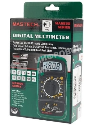 Мультиметр портативный Mastech MAS838, ручной 13-2008