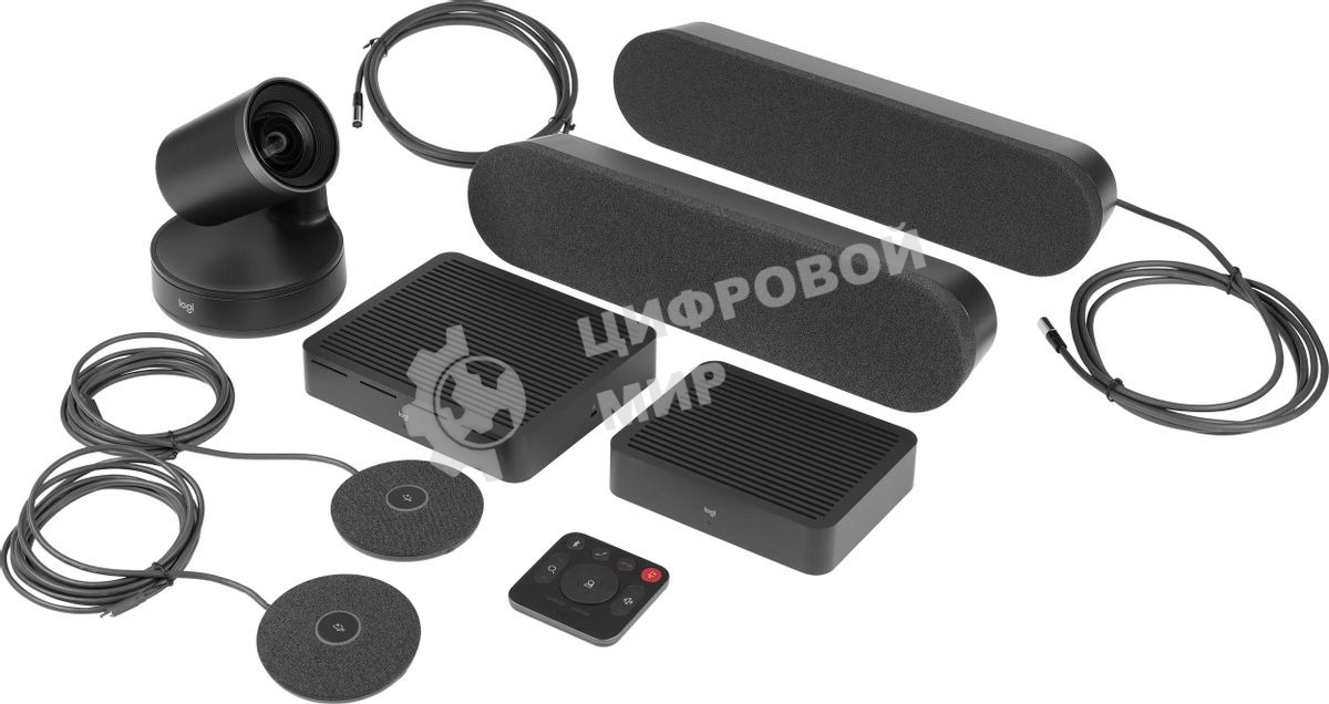 Система для видеоконференций Logitech Rally Plus (M/N: V-R0009/V-R0010/V-R0011/V-U0047/V-U0048/V-U0049)