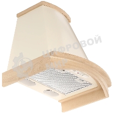 Вытяжка каминная Elikor Ротонда 60П-650-П3Л бежевый/дуб, 60 см, 650 куб. м/ч, 60 дБ