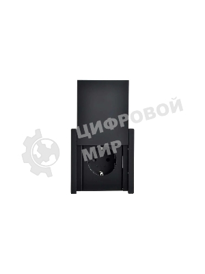 Розетка IEK FORTE&PIANO FP119 с заземлением с защитными шторками и крышкой безвинтовое крепление 16А IP44 черный