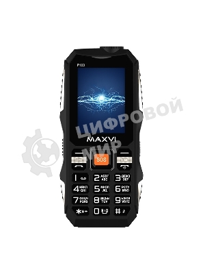 Мобильный телефон Maxvi P100 черный