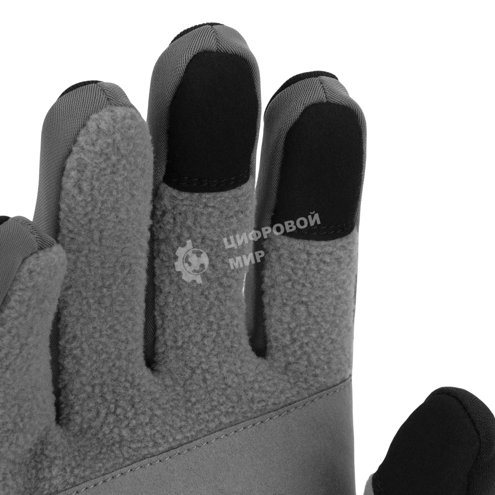 Перчатки универсальные Denzel 68088 искусственный мех, работа с сенсорным экраном, размер 10