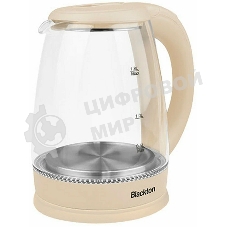 Чайник электрический Blackton Bt KT1800G Milk. Мощность: 1500 Вт, Максимальный объем: 1.8 л