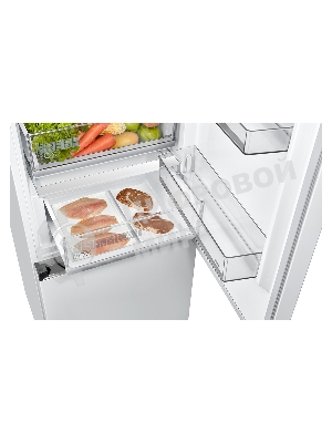 Холодильник Midea MDRB519MGE01ID белый двухкамерный 263/123л морозилка снизу, No Frost