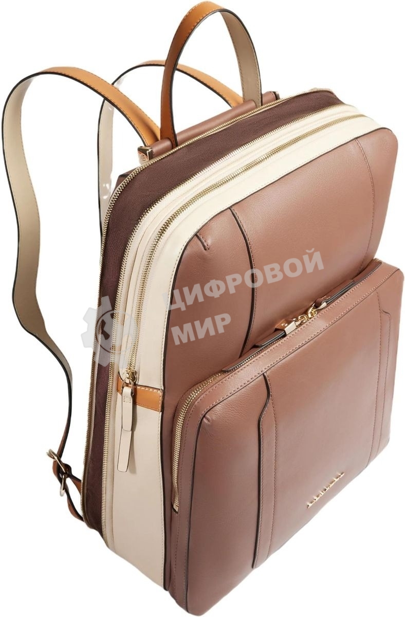 Рюкзак женский Piquadro Circle CA6216W92/MBE коричневый/бежевый кожа