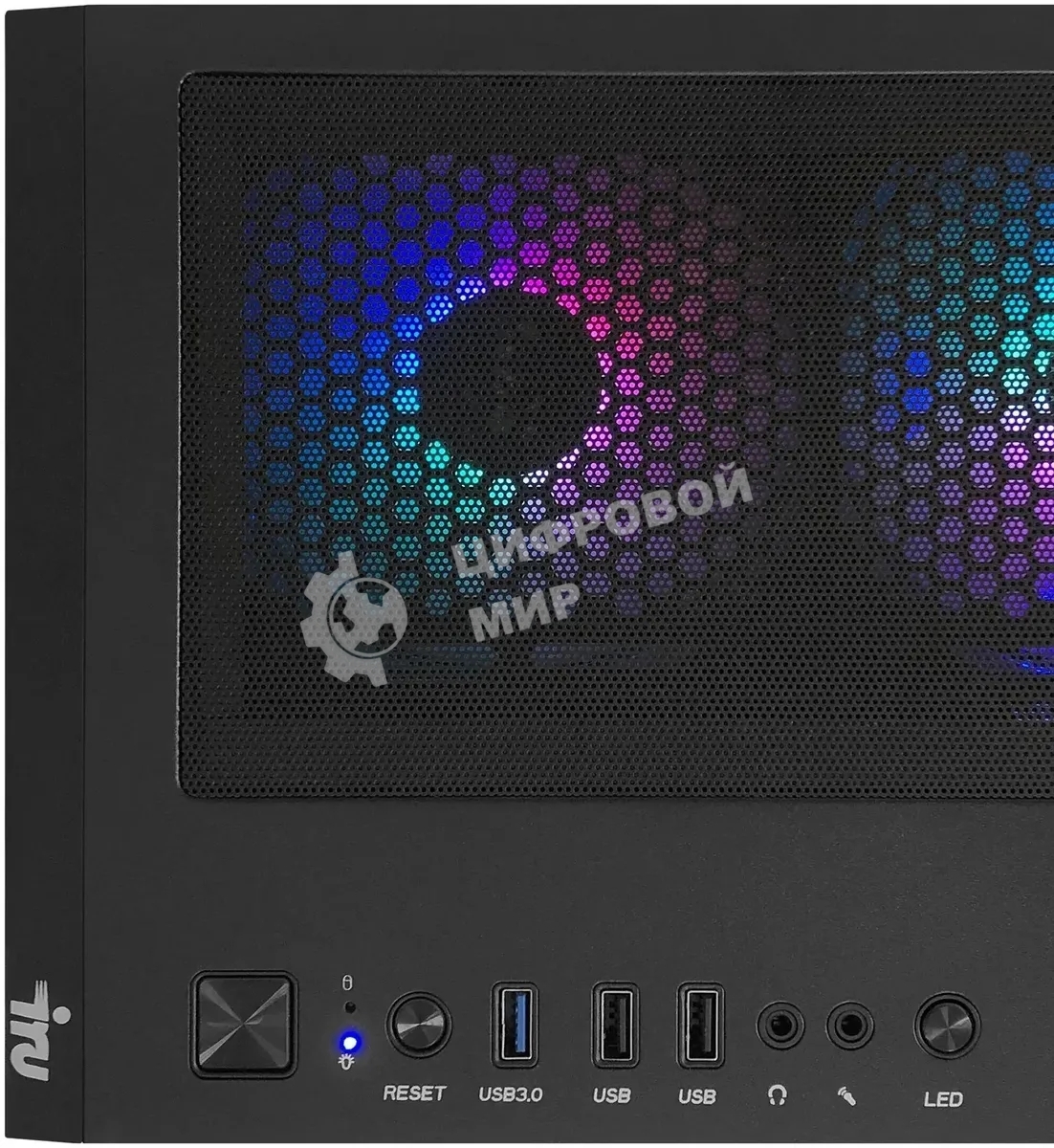 Компьютер IRU Tactio 510B7GP TWR i7 14700F (2.1) 32Gb SSD1Tb RTX5060TI 16Gb FreeDOS GbitEth 650W черный (RUS) (2146240)