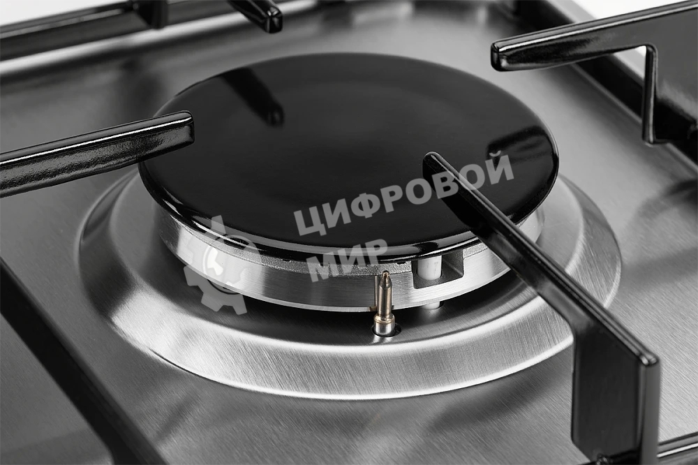 Газовая варочная панель Monsher MSG 36 Acier, ширина 30 см, 2 газовые конфорки, автоподжиг, газ-контроль, стальные решетки, нержавеющая сталь ПРОМО