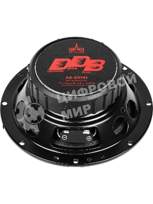 Колонки автомобильные Ural DDB AS-D1741 190Вт 16см (6.5дюйм) (ком.:2кол.) коаксиальные четырехполосные