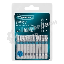 Бита GROSS 113036 PH3х50 мм, сталь S2, шестигр., 10 шт