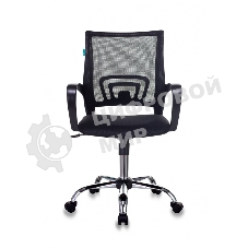 Кресло Бюрократ CH-695N/SL/BLACK черный, сетка, 120 кг, механизм качания