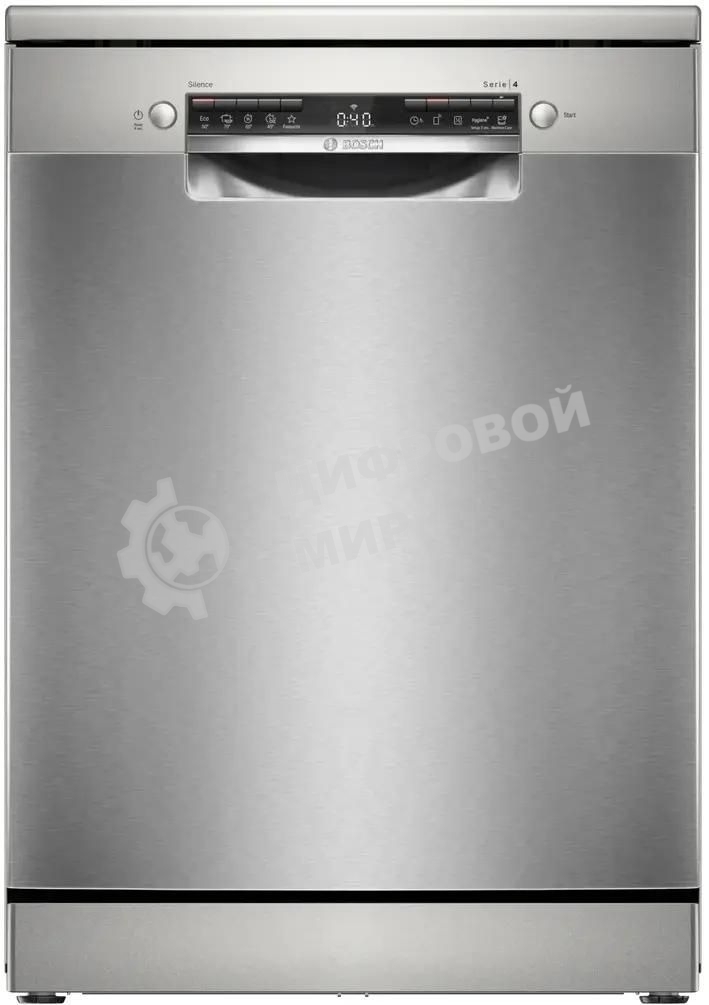 Посудомоечная машина Bosch SMS4IKI51Q, серебристый, 60 см, 13 компл., 48 дБ, класс A+++