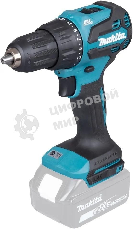 Дрель-шуруповерт Makita DHP490Z аккум. патрон:быстрозажимной
