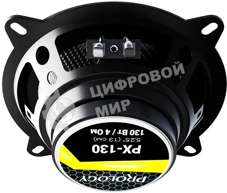 Колонки автомобильные Prology PX-130 130Вт 89дБ 4Ом 13см (5дюйм) (ком.:2кол.) коаксиальные двухполосные