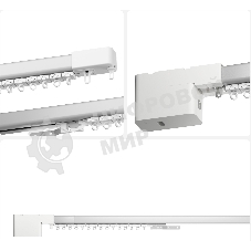 Умный карниз для штор Яндекс, длина 1,8-3 м, работает с Алисой, Zigbee, YNDX-00591