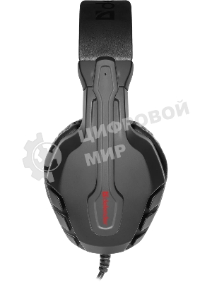 Гарнитура Defender Cujo чёрный/красный, проводная