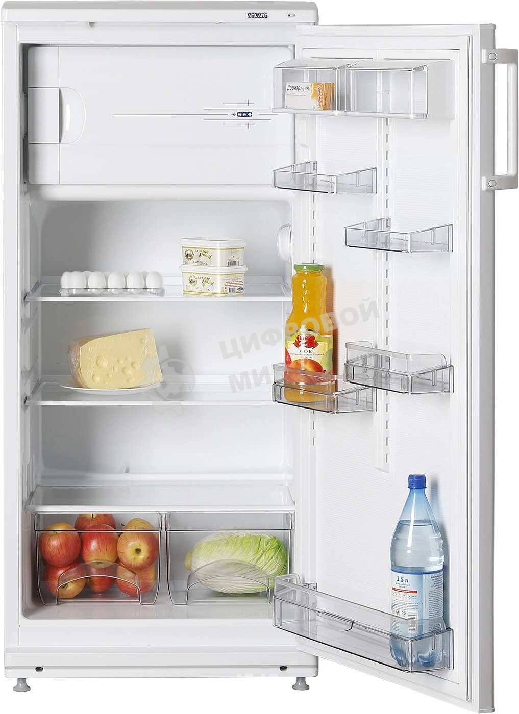 Холодильник Atlant МХ-2822-80 белый однокамерный 175/30л морозилка сверху