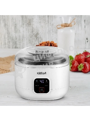 Йогуртница Kitfort КТ-6082 15Вт 1б. 1000мл упр.:электрон. белый