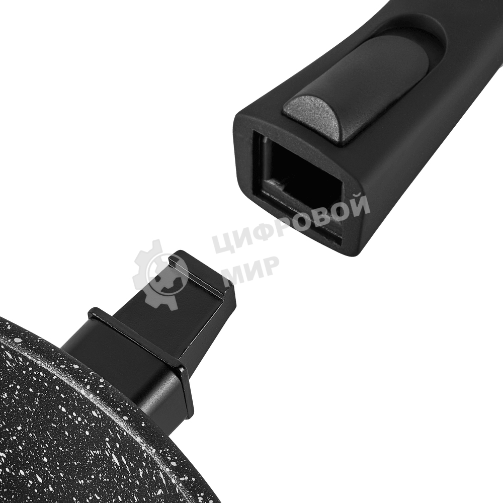 Сковорода Maunfeld HALDIS MF24HLD01RH из литого алюминия со съемной ручкой, 24 см