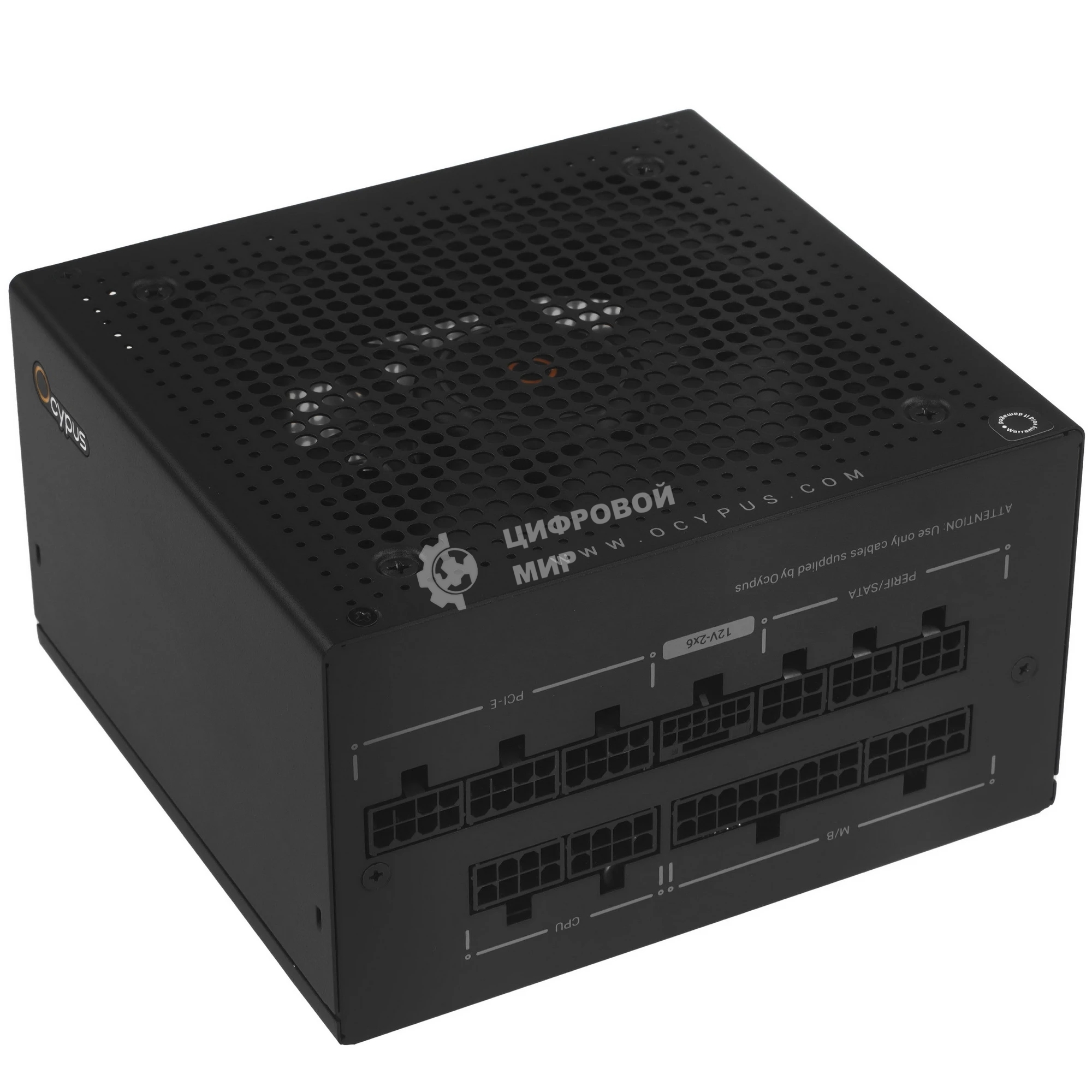 Блок питания 850W Ocypus Iota P850 (ATX, 80 PLUS Gold, APFC, 20+4 pin, 120мм fan, PCI-E 6+2Px3, 8xSATA) (Iota-P850-G1FFBK024X-EU)