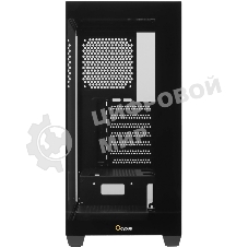 Компьютерный корпус Ocypus Gamma C72 BK ATX/win/black/no PSU/Tempered Glass