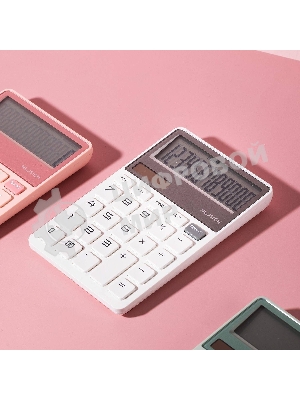 Калькулятор настольный Deli Nusign ENS042WHITE белый 12-разр.