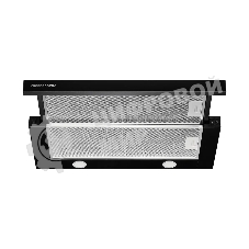Встраиваемая вытяжка Kuppersberg SLIMTURBO 60 B, 60 см, отвод/рециркуляция, 1500 м3/час, механическое управление, 3 скорости, освещение 2х2 Вт, металлические жироулавливающие фильтры, угольный фильтр KF-ES (опция), 63.4 дБ, обратный клапан, шхвхг:55.2x25.5x28см, черный