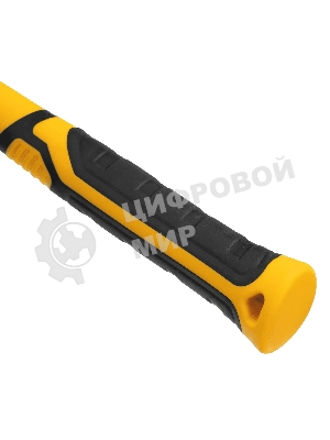 Киянка резиновая Denzel 680 г, черная, фибергласовая рукоятка c TPR покрытием