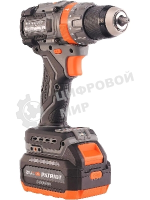 Дрель-шуруповерт Patriot BR 216UES, 21 В, 2 Ач, 85 Нм, бесщеточный