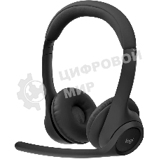 Гарнитура Logitech Zone 300 чёрный, беспроводная, Bluetooth, до 16 ч