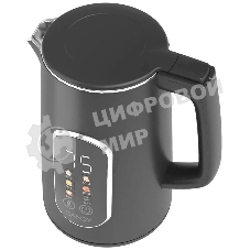 Чайник электрический Candy CK-400 1.7л. 2200Вт черный корпус: нерж.сталь/пластик (FM04WKM00RU)