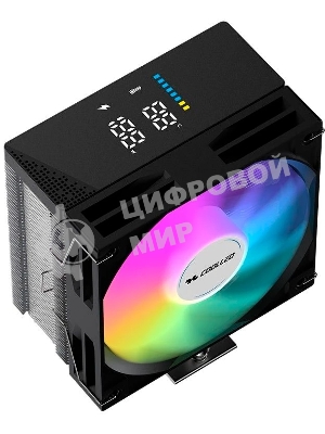 Вентилятор для процессора Coolleo CPU Cooler Etian CL-P50i-DIG-ARGB Intel: LGA 115X/1200/1700/1851 AMD: AM4/AM5 235W TDP