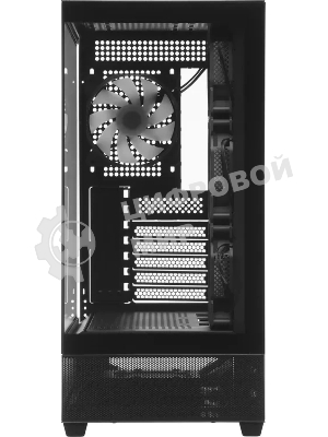 Корпус ACCORD ACC-ZA11B AR Black, Midi-Tower, чёрный, 4 x 120 мм