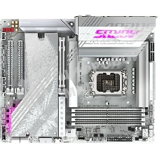 Материнская плата Gigabyte Z890 AORUS ELITE X ICE, LGA1851, Intel Z890, 4xDDR5, 4xSATA, 5xM.2, 1xPCIe 5.0 x16, 1xPCIe 4.0 x4, 1xPCIe 4.0 x1, 1xThunderbolt 4 USB-C, 2xUSB 3.2 Gen2, 4xUSB 3.2 Gen1, 4xUSB 2.0, 2x3.5 мм, 7.1, ATX