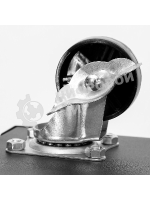 Тележка инструментальная трехсекционная на колесах Deli DL433013 510x260x580мм, до 90кг, толщина полки 0,6мм, толщина стойки 1мм