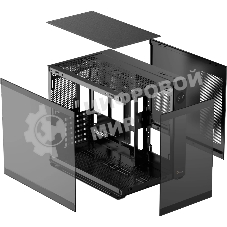 Компьютерный корпус Ocypus Iota C70 BK ARGB ATX/win/black/6 ARGB fans/no PSU/Tempered Glass