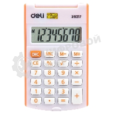 Калькулятор карманный Deli E39217/OR оранжевый 8-разр.